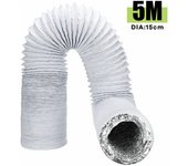 Manguera de ventilación de escape Flexible de 15cm Y 5M para aire acondicionado