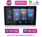 BOSSCAR 7‘’9‘’10‘’2Din Car Radio Android12 Carplay FM BT GPS WIFI Universal Auto Multimedia Player HD Touch Screen Autoradio