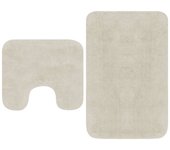 vidaXL Conjunto de Alfombrillas de Baño de Tela 2 Piezas Decoración Casa Color Gris,  Tuquesa,  Antracita y mas