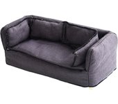 Miniature Simulation Furniture Retro Fabric 2-seater sofa for Bjd Ob11 doll house