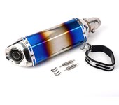 Hot Selling Carbon Fiber Ak Exhaust Escape Pipe Motorcycle Muffler Escapamento