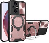360°Rotating Metal Magnetic Car Holder Armor Phone Case For Honor 90 50 200 X9A X9B X8B X7B X8A X8 Magic 6 5 Pro Lite Back Cover