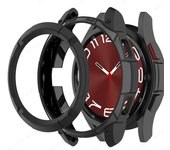 Black Case for Samsung Galaxy Watch 6 Classic 43mm 47mm Protective TPU Cover for Samsung Watch 4 Classic 42mm 46mm Accessories