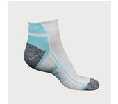 Calcetines Mix Coolmax, Marca Raidlight, Variedad de Tallas, Color Blanco/Azul Hielo, Para Mujer