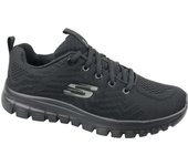 Zapatillas Skechers Graceful-Get Connect para mujer en color negro