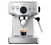 Cecotec 1982 Power Espresso 20 Barista Mini Cafetera barista con 20 bares manometro y thermoblock. 1465 W Bandeja calienta tazas Vaporizador.