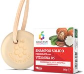 Champaña Sólida Cabellos VITAMINA B5 80 g Colors of Life Para Cabello dañado y Seco. Ecológico, libre de plástico.