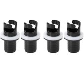 2Pcs Inflatable Boat Kayak Air Valve Adapter Inflation Air Foot Pump Hose Adapter Boat Kayak Air Valve Adapter Valve Connector