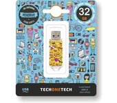 Pendrive 32GB Tech One Tech Emojis USB 2.0