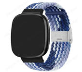 Braided Solo Loop Strap for Fitbit Versa 3 4 Band Adjustable Nylon Sport Watchband Bracelet for Fitbit Sense 2 Bands Watchband