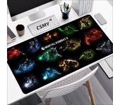 Xxl Large Anime Mouse Pad Gaming Accessories Desk Mortal Kombat Mousepad Gamer Deskmat Keyboard Mat Mats Cute Mause Pc Pads Mice