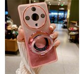 Magnetic Suction Bracket Soft Phone Case For Oppo Reno 5 6 7 8 10 11 11F Find X3 X5 Lite X6 X7 Realme 10 11 Pro Plus Bling Cover