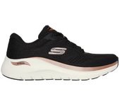 SKECHERS 150067 Zapatillas casual de mujer negro y blanco Arch Fit 525