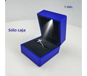 2025 Luxury Ring Box With LED Light Jewelry Diamond Ring Box for Engagement Wedding Birthday Valentine's Day Gift Box