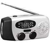 Radio multicultural de manivela, radio multibanda de emergencia y reproductor de CD