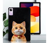 Silicone Tablet Case For Xiaomi RedMi Pad SE 11 8.7 "10.61"Xiaomi Pad 7 5 6S Pro 12.4 Flexible Soft TPU Black Shell Back Cover