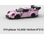 Moc N-Van Car Series Pink Cars Racers Building Blocks Sets City Vehicle Model Diy Boy Toys Sport Super Creative Puzzle Toy Gift