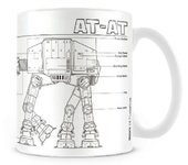 Taza de Ceramica Star Wars AT-AT