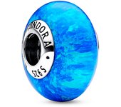 Pandora Charm en plata Azul Profundo 791691C02 , para Mujer