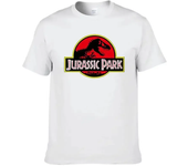 Men's Jurassic Park  Graphic T-Shirt Printed Cotton Shirt Casual Funny Summer Short Sleeves Men Clothing Oversized T Shirt