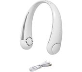 Ventilador de Cuello Portátil Flexible Sin Aspas Recargable para Viaje