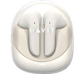 Havit Auriculares Inalámbricos TW974  ENC - Tecnología de Cancelación de Ruido en Llamadas, Diseño Ergonómico, Bluetooth 5.3, Micrófonos Dobles, Sonido Claro, Graves Potentes con Driver de 10mm, Modo Gaming Activo para Baja Latencia