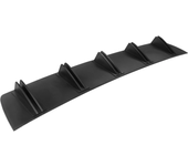 Rear Bumper Lip Diffuser 5 Fin Universal Car Rear Bumper Chassis Carbon Fiber Spoiler Shark Fin Car Modified Styling Accessories