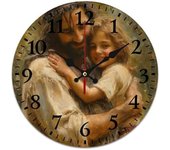 Jesús caminando con las manos un niño reloj de pared redondo de 11.8 pulgadas religioso Cristo Iglesia silencioso reloj de cuarzo sin tictac decoración moderna para oficina, hogar, cocina, dormitorio, aula