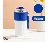 Stainless Steel Thermos Coffee Bottle Leak-proof Vacuum Flask Insulated Cup 510ml