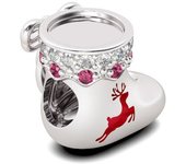 Hot sale 100% 925 Sterling Silver Christmas pizza cross Charm Fit Original Pandora Bracelet Making DIY Fashion Jewelry For Woman