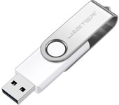 JASTER USB Flash Drive Mini plastic pendrive With keychain USB 2.0 Rotatable Memory stick 4GB 8GB 16GB 32GB 64GB 128GB Pen Driv