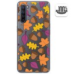 Tumundosmartphone Funda Gel Transparente para Oppo Find X2 Lite diseño Otoño Dibujos