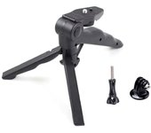 Tripods for Gopro Hero 12 11 10 9 8 7 6 5 4 3 2 Black Portable Camera Table Tripod for Go Pro SJ4000 YI 4K EKEN H9R Accessories