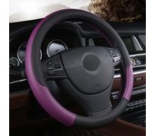 Leather Car Steering-wheel Cover 37CM-38CM Car-styling Interior Accessories Sport Auto Steering Wheel Covers Anti-Slip Universal