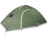 vidaXL Tienda de campaña para 8 personas impermeable verde