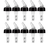 6/10Pcs Automatic Measured Bottle Pourer 30ML Plastic Wine Pourer Clear Whisky Liquid Liquor Wine Cocktail Dispenser Bar Tool
