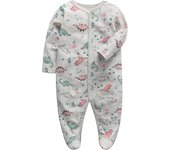 Four Seasons 0-12 Months Infant Clothing Pajamas Overalls Baby Rompers 100%Cotton Soft Newborn Girls&Boys of Long Piece Playsuit