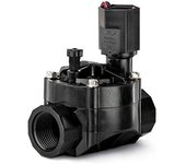 Electroválvula 100-HV 9V 1" Rain Bird La válvula Rain Bird 100-HV con solenoide de 9V es perfecta para sistemas de riego que usan programadores a batería. Con diseño de flujo inverso y materiales de alta durabilidad, asegura un funcionamiento fiable en