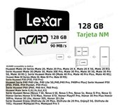 Lexar NM Card 128GB 256GB 512GB nCARD Read up to 90MB/s 4K Nano Memory Card for Huawei Phone Mate 60Pro+ P30 P40 Honor/MatePad