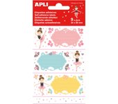 Apli Etiquetas escolares Bailarinas 9 unidades