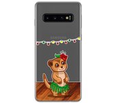 Tumundosmartphone Funda Gel Transparente Samsung Galaxy S10 Suricata Dibujos