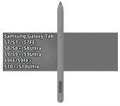 Silicone Pencil Case Tablet Touch Stylus Pen Cover Solid Color for Samsung Galaxy Tab S6 Lite S7 FE S8 Ultra S9 Plus S10Ultra