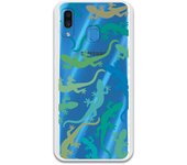 Funda compatible con Samsung Galaxy A30 - Lagartijas Colores