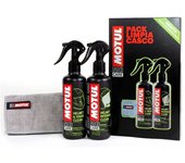 Motul Pack Limpia Cascos (m1+m2+paño Microfibra) 500ml   Ce U