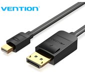 Vention cable mini dp macho a dp macho 1.2 4k - 2m - color negro