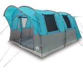vidaXL Tienda de campaña de coche para 4 personas impermeable azul