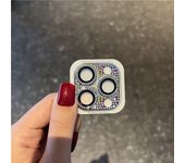 Luxury Diamond Camera Protector For IPhone 16 14 15 13 11 Pro Max Metal Ring Lens Glass On Iphone 12 13 Mini 14 15 Plus