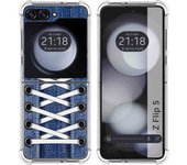 Funda Silicona Antigolpes para Samsung Galaxy Z Flip 5 5G diseño Zapatillas 01 Dibujos