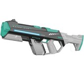 Pistola de agua eléctrica automática con absorción de agua, capacidad de 610 cc, modo de doble disparo, pistola de agua de verano, juguete para piscina, fiesta, playa y exteriores watergun party beach