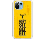 Funda compatible con Xiaomi Mi 11 Lite - Be Unique Funda Gel get fit